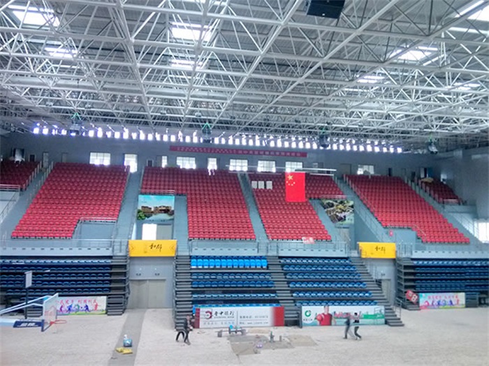 伊犁电厂体育馆网架加工