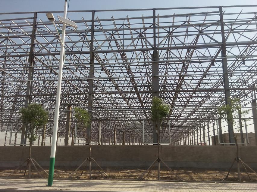 伊犁汽车工业厂房网架